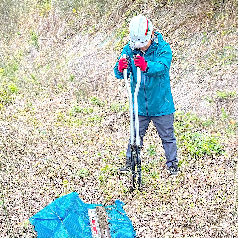表層土壌調査写真